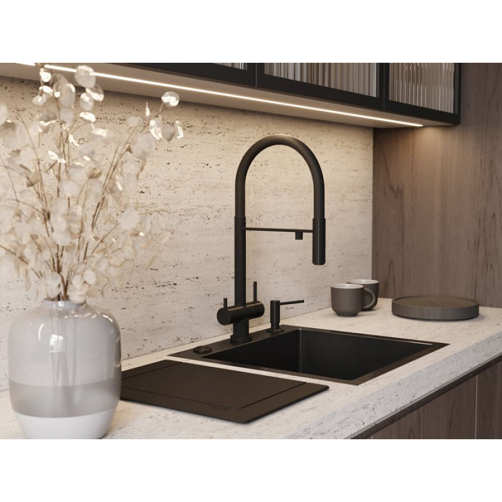 Смеситель OMOIKIRI Kanto-GM-BL латунь/вороненая сталь/черный (4994605)