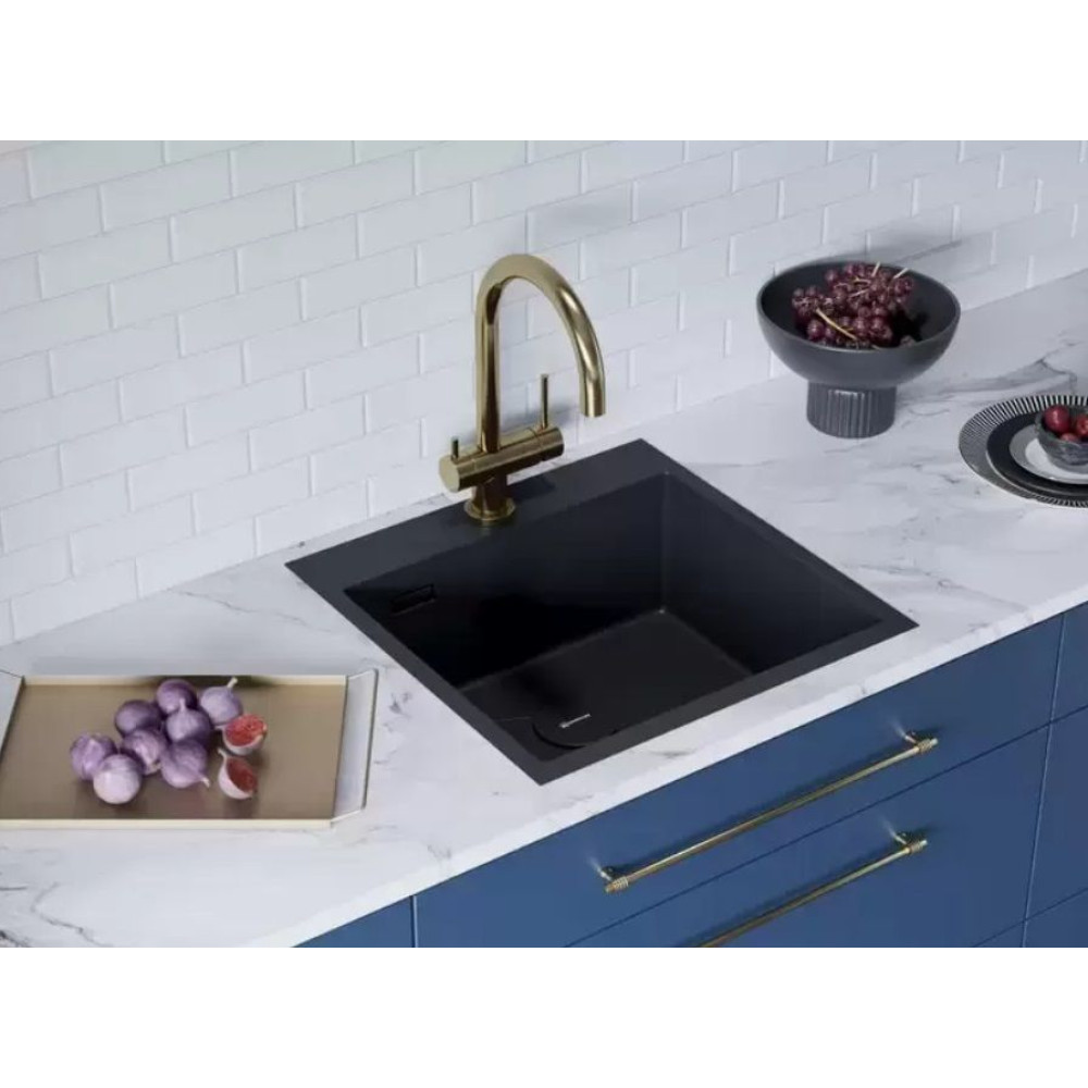 Мойка Omoikiri Akisame 51-GM нерж.сталь/вороненая сталь (4973440)