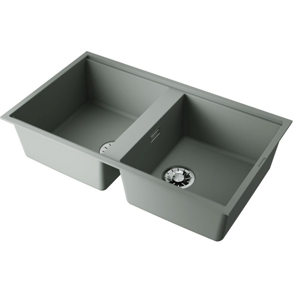 Мойка Omoikiri Kitagawa 83-2-U-WG Artceramic/wind green (арт.4993253)