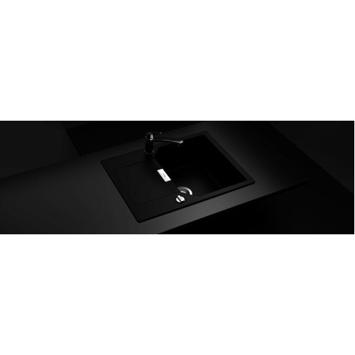 Мойка SCHOCK Manhattan 40 D Cristalite корз.клапан 640x510 оникс