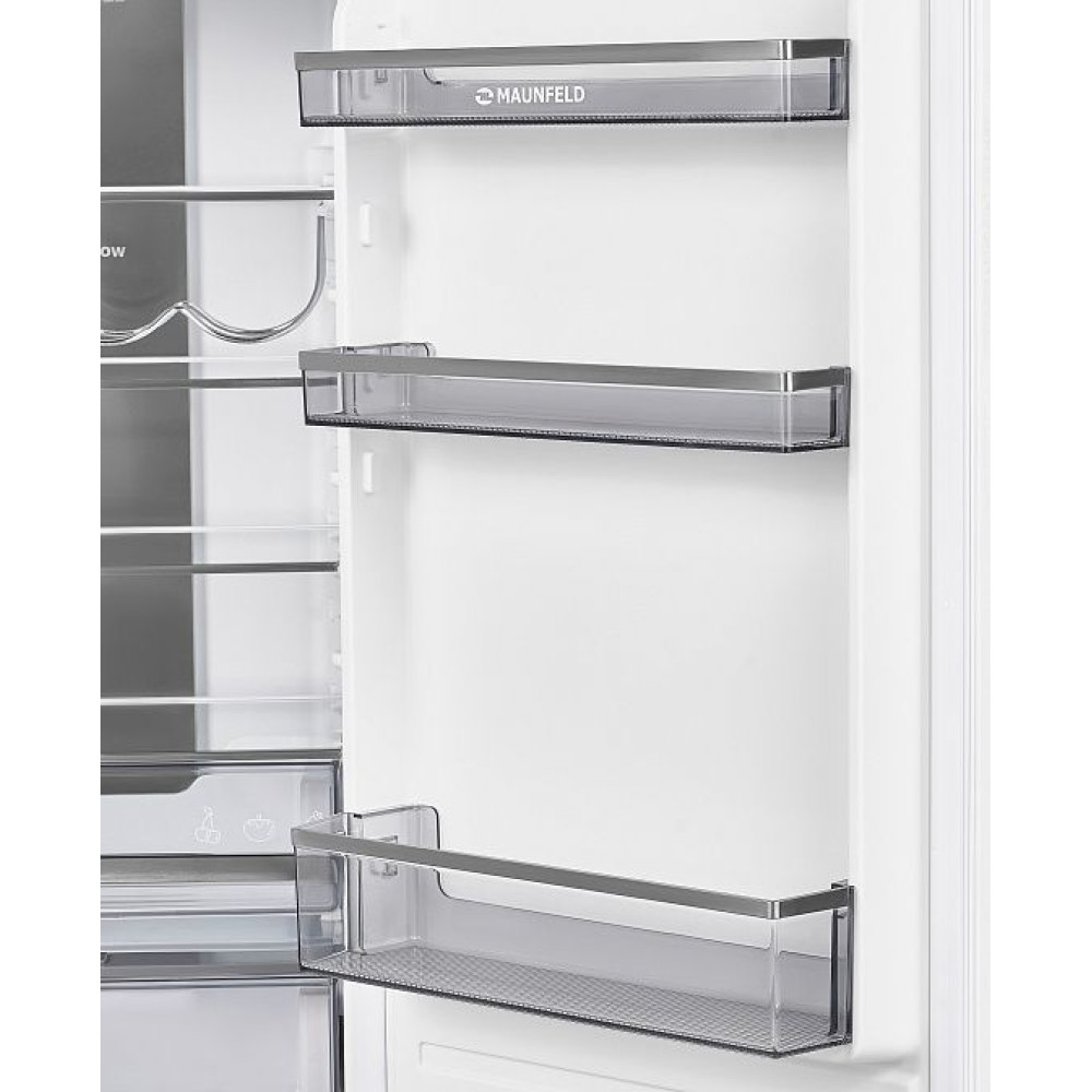 Холодильник MAUNFELD MBF17754NFWHGR LUX Inverter