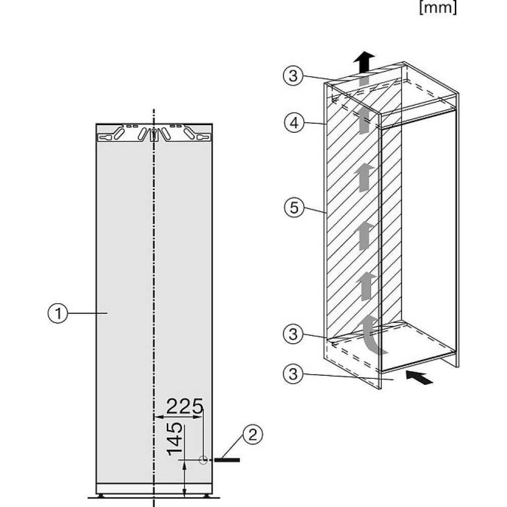 Встраиваемый холодильник Miele K 7777 C