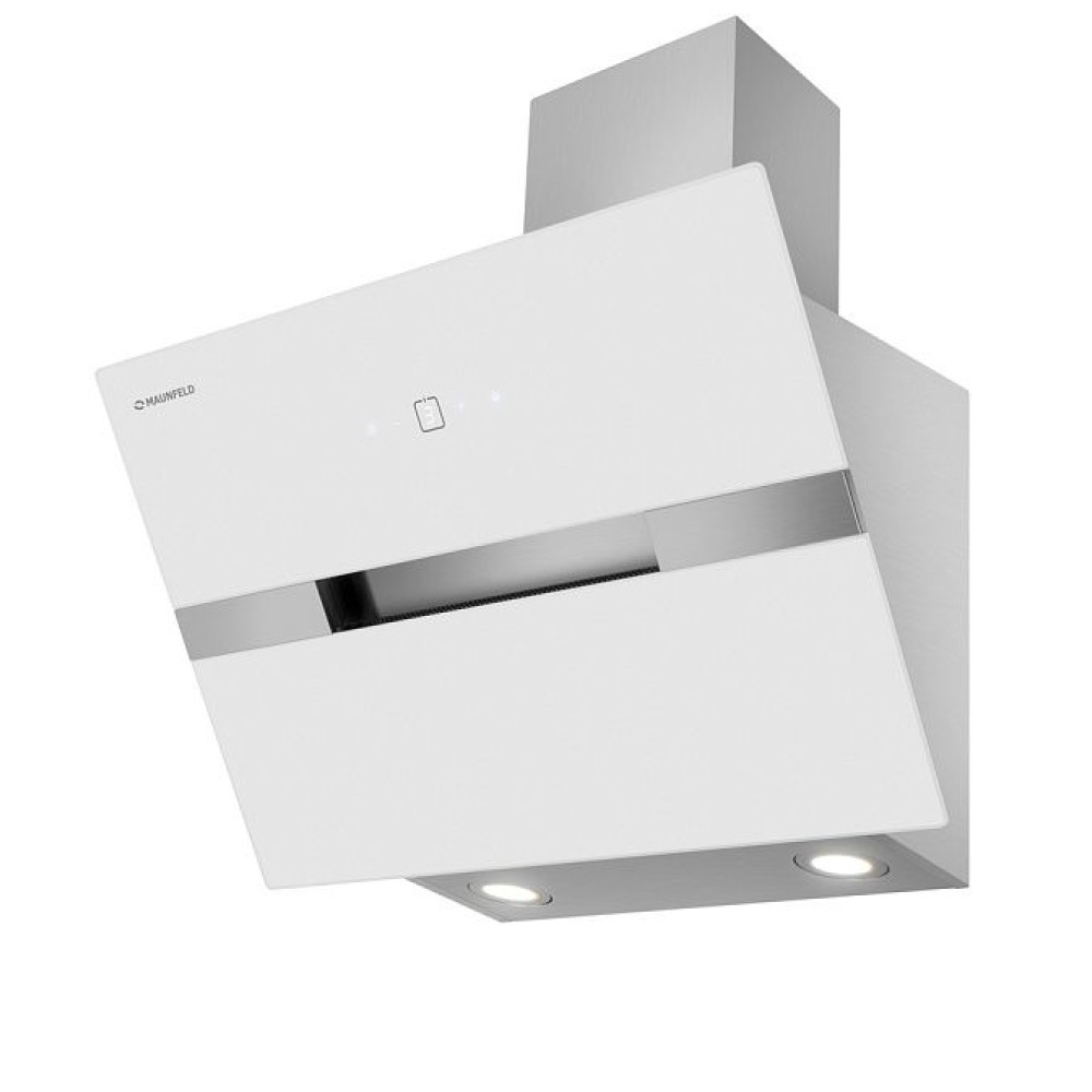 Вытяжка Maunfeld Mersey 60 белый\вставка сатин