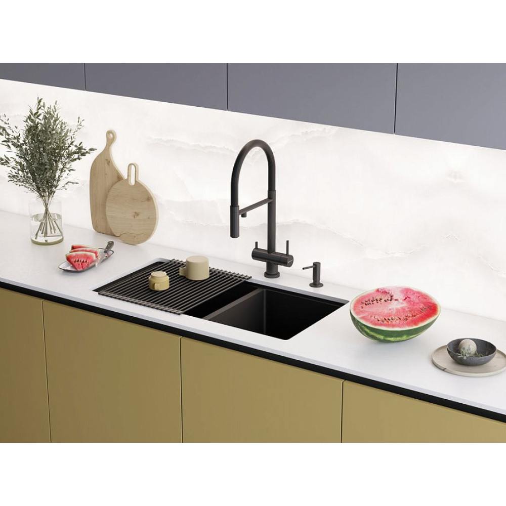 Кухонная мойка OMOIKIRI Taki 85-2-LB-U/IF-IN Side (арт.4997037)