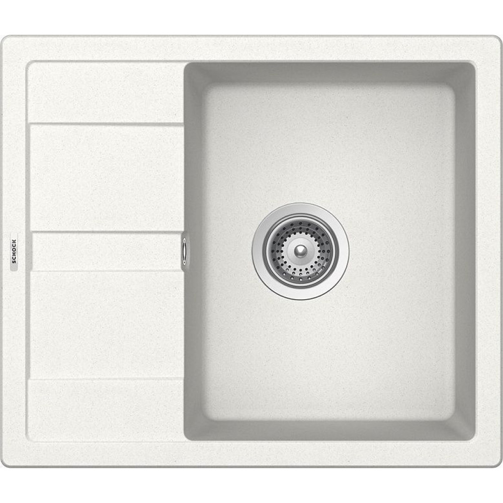 Мойка SCHOCK Optima 45D Cristalite 580х500 альпина