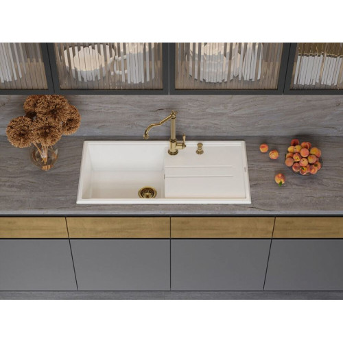 Мойка Omoikiri Tedori 100-WH Tetogranit/белый