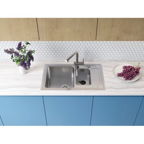 Кухонная мойка OMOIKIRI Mizu 78-2-IN нерж. сталь/нержавеющая сталь (арт. 4973731)