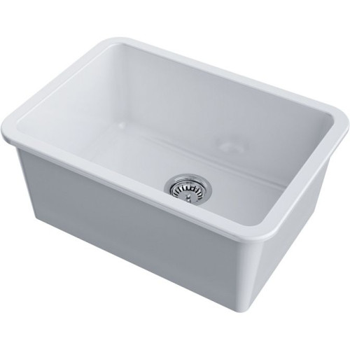 Мойка Omoikiri Torishima 67-U/I-WH Glossy Natceramic/белый