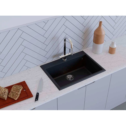 Мойка Omoikiri Tedori 68-BL Tetogranit/черный(арт.4993964)