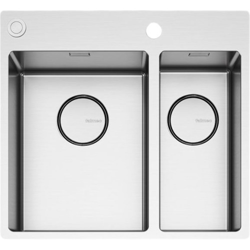 Мойка Falmec GARDA DOPPIA 31-18 CM INOX (FLUSH/TOPMOUNT)