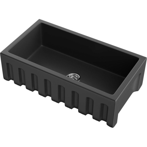 Кухонная мойка OMOIKIRI Mikura 83-BL Natceramic/черный (арт.4997081)