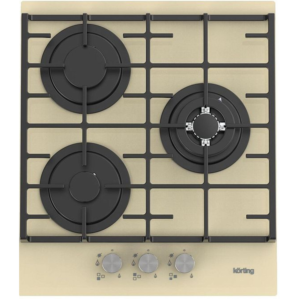 Газовая стеклянная варочная панель Korting HGG 4825 CTB