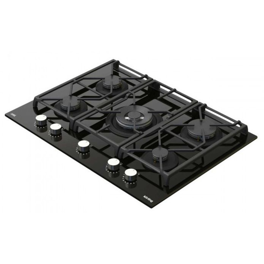 Газовая стеклянная варочная панель Korting HGG 7987 CTN FLC