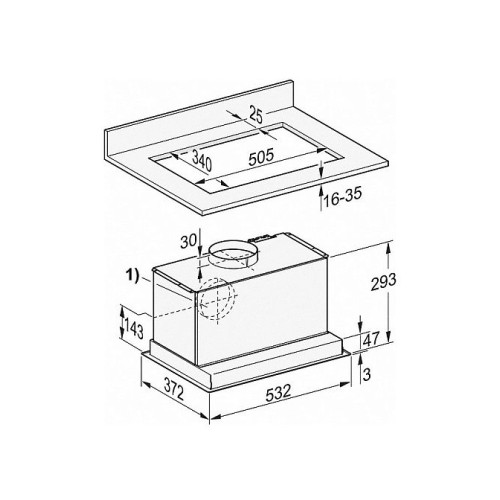 Вытяжка Miele DA 2558 CLST