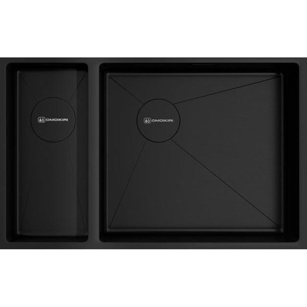 Кухонная мойка OMOIKIRI Taki 69-2-U/IF-GB-R Side (арт.4993183)
