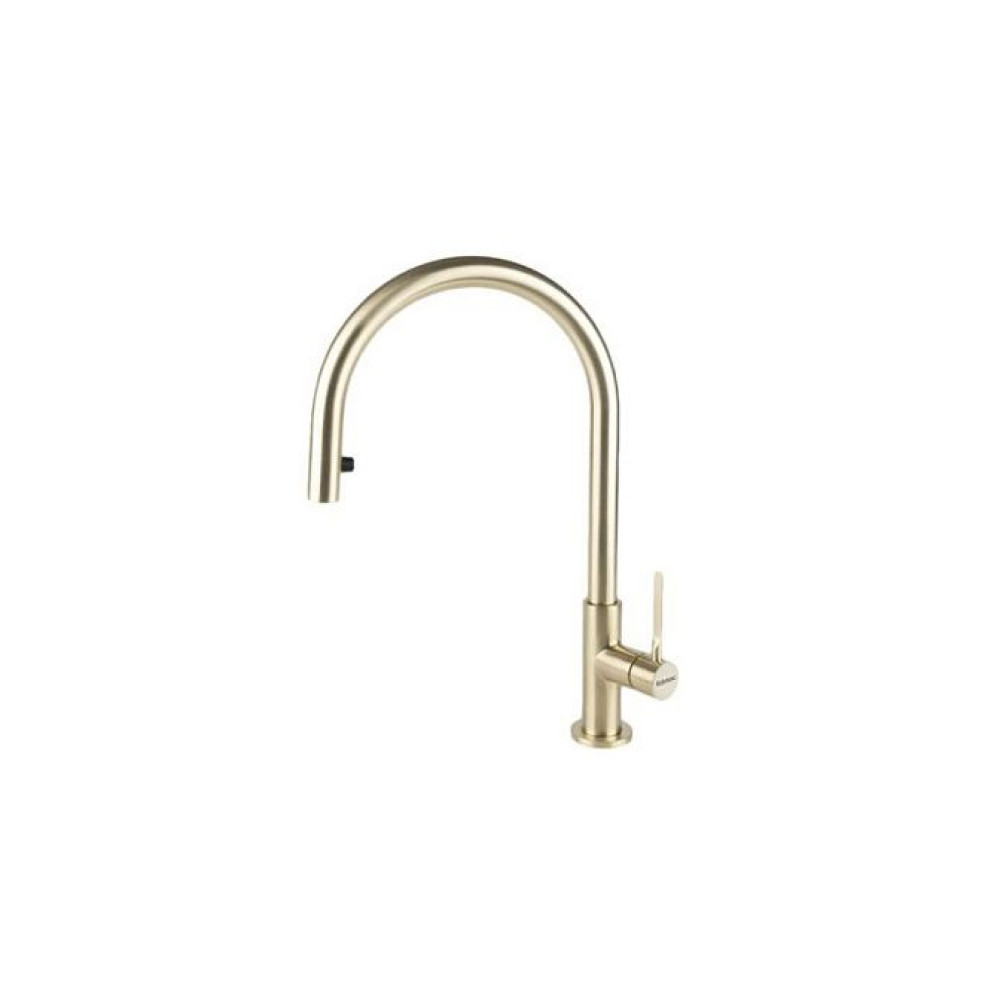 Смеситель Falmec TREVI ROUND PVD GOLD (однорычажный, PVD золото)