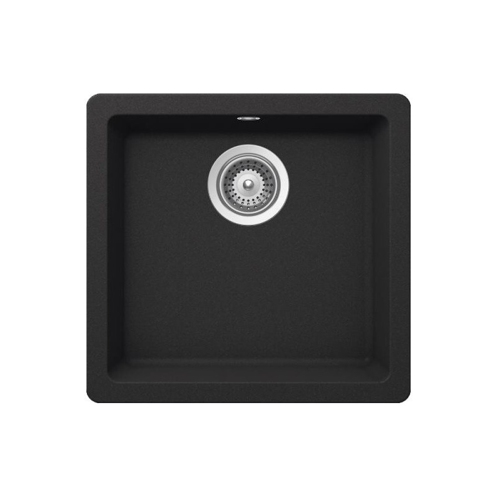 Мойка SCHOCK Quadro 50 Cristalite 450x430 (подстольный монтаж) оникс