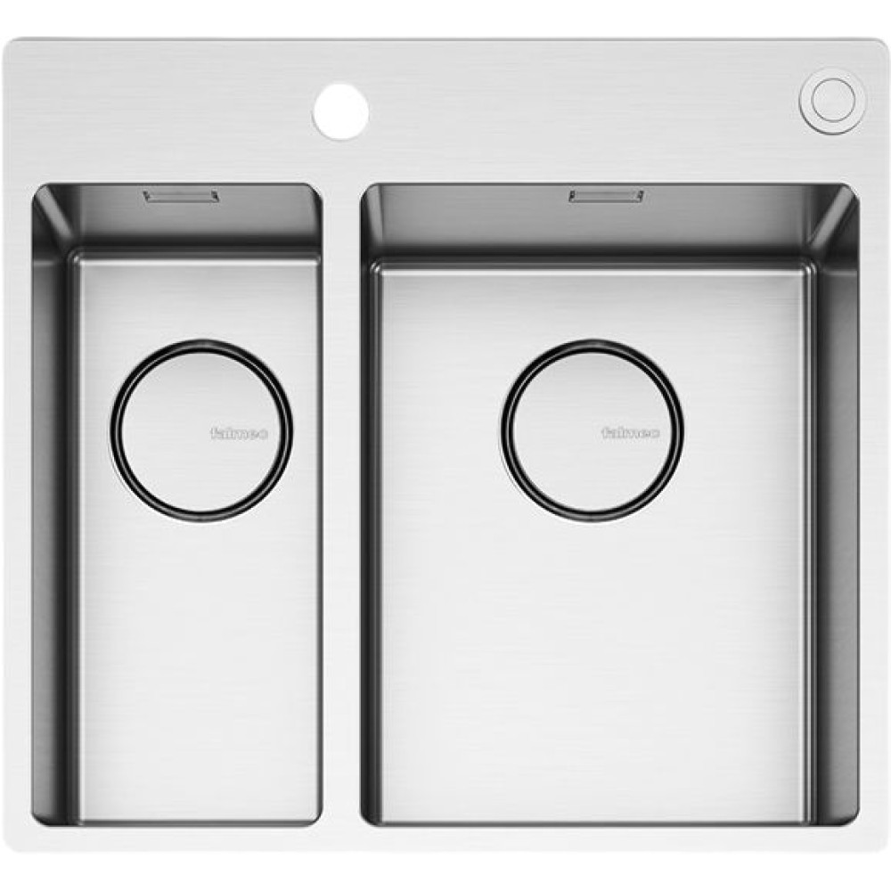 Мойка Falmec GARDA DOPPIA 18-31 CM INOX (FLUSH/TOPMOUNT)