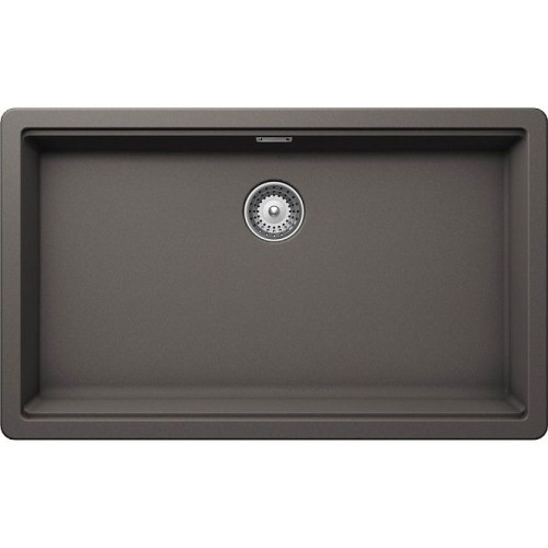 Мойка SCHOCK Greenwich 80 Cristadur (подстольный монтаж) серебристый камень