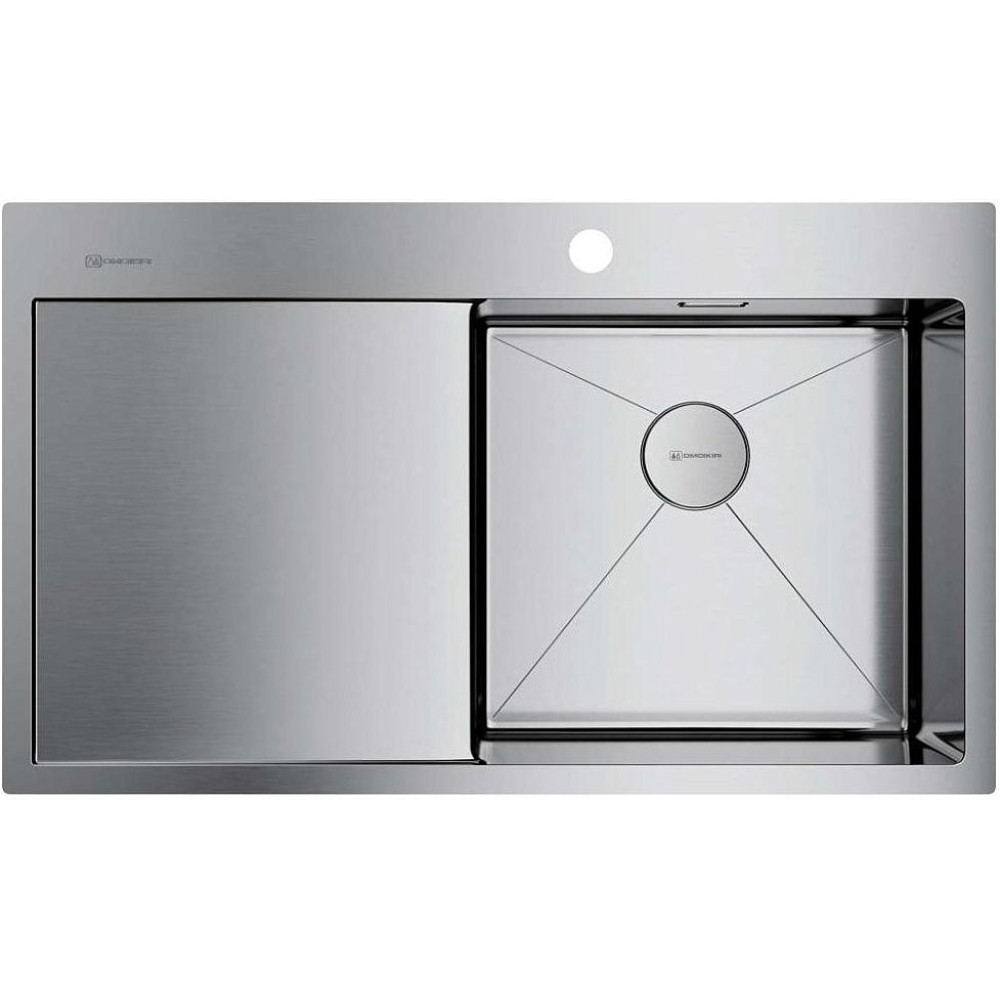Мойка Akisame 86-IN-R нерж.сталь/нержавеющая сталь(арт.4993763)