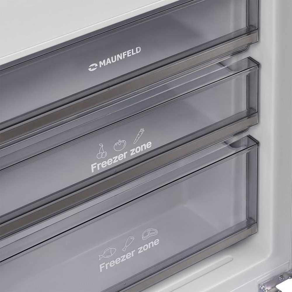 Холодильник MAUNFELD MBF193NFW1GR Inverter