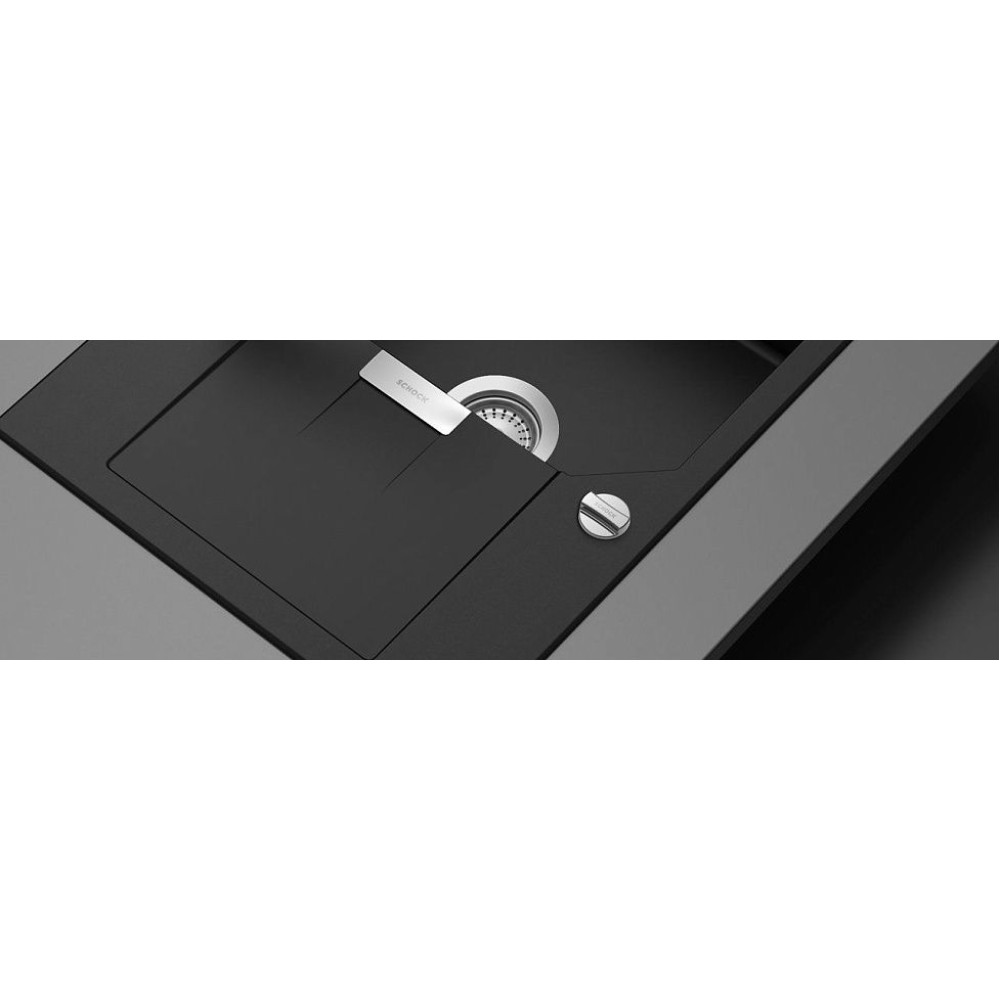 Мойка SCHOCK Manhattan 45 D Cristalite корз.клапан 690x510 альпина