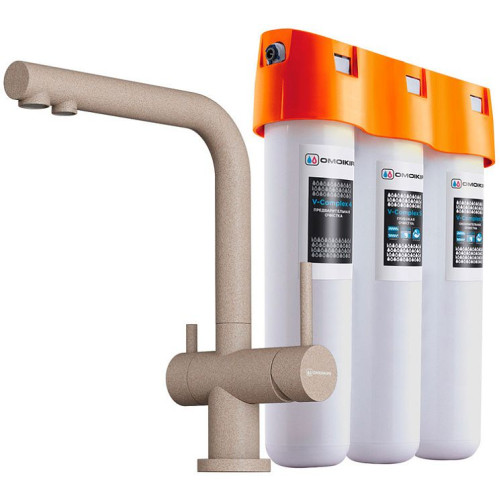 Комплект Omoikiri Nagano-SA-P + Pure drop Lite (арт.4055.8028P)