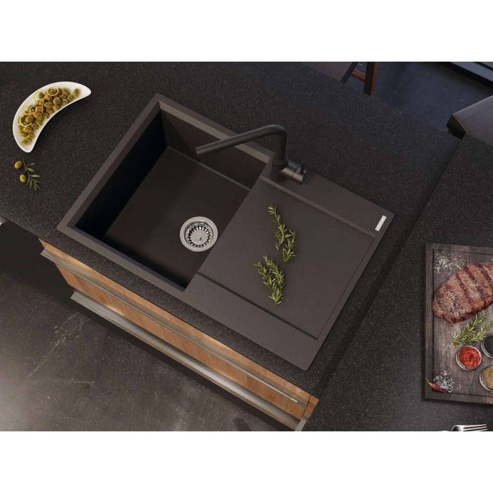 Мойка Omoikiri Daisen 78-LB-BL Artgranit/черный (арт.4993692)