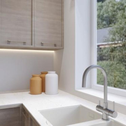 Смеситель SCHOCK Ares, Cristalite сталь/альпина