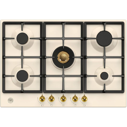 Газовая панель Bertazzoni P755CHERAG Слоновая кость, золотой