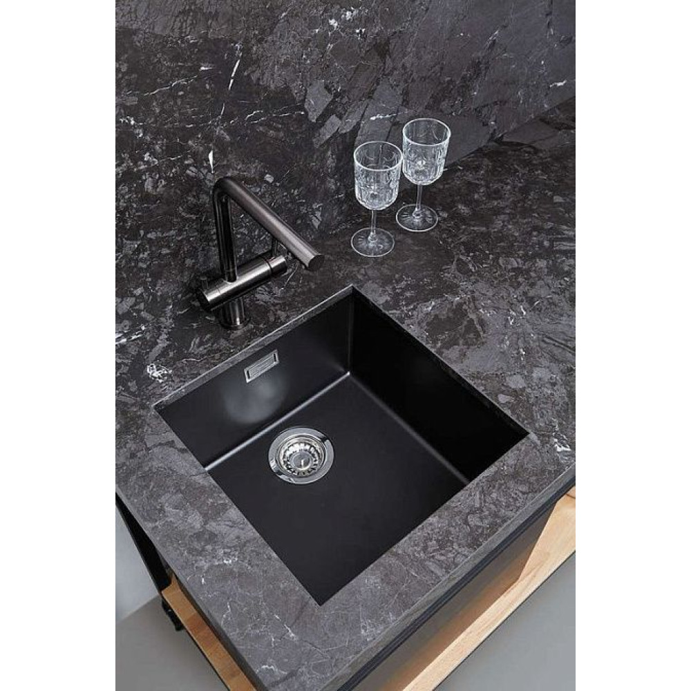 Мойка Omoikiri Yamakawa 45T-U/I-BL Tetogranit/черный (4993302)