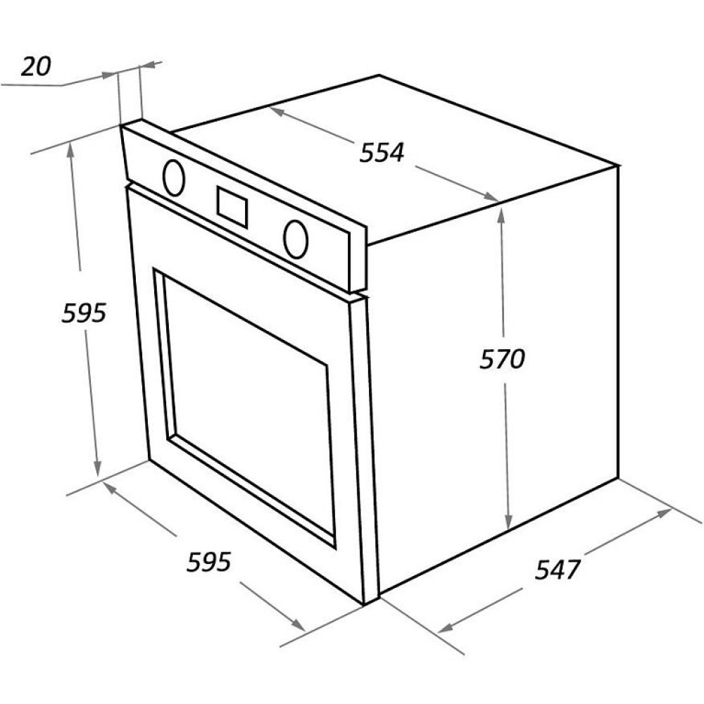 Электрический духовой шкаф Maunfeld EOEH.7611SCB