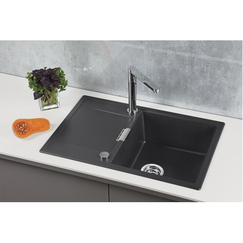 Мойка SCHOCK Eton 50 D Cristadur серебристый камень