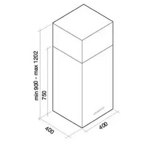 Вытяжка Falmec MIRA PLUS BLACK 40