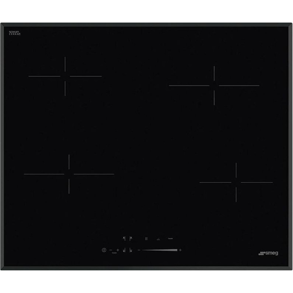 Стеклокерамическая панель Smeg SE464TB