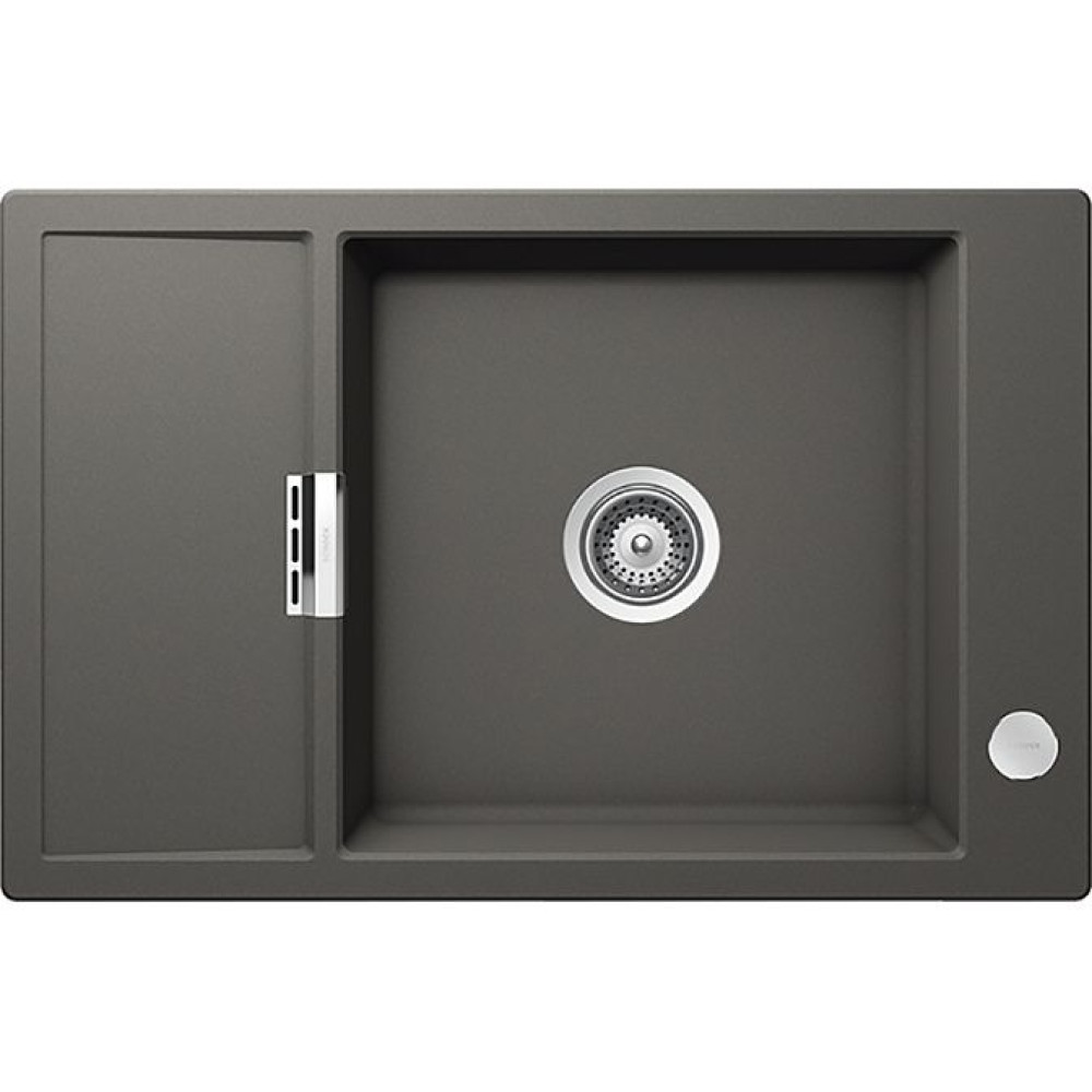 Мойка SCHOCK Eton 60 D Small Cristadur 780х510 серебристый камень