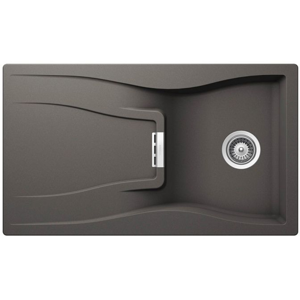 Мойка SCHOCK Waterfall 45D (D-100) Cristadur 860х500 серебристый камень