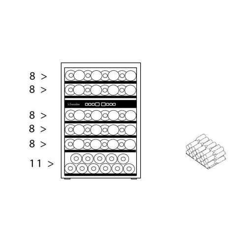 Винный холодильник LaSommeliere LSBU51DB2