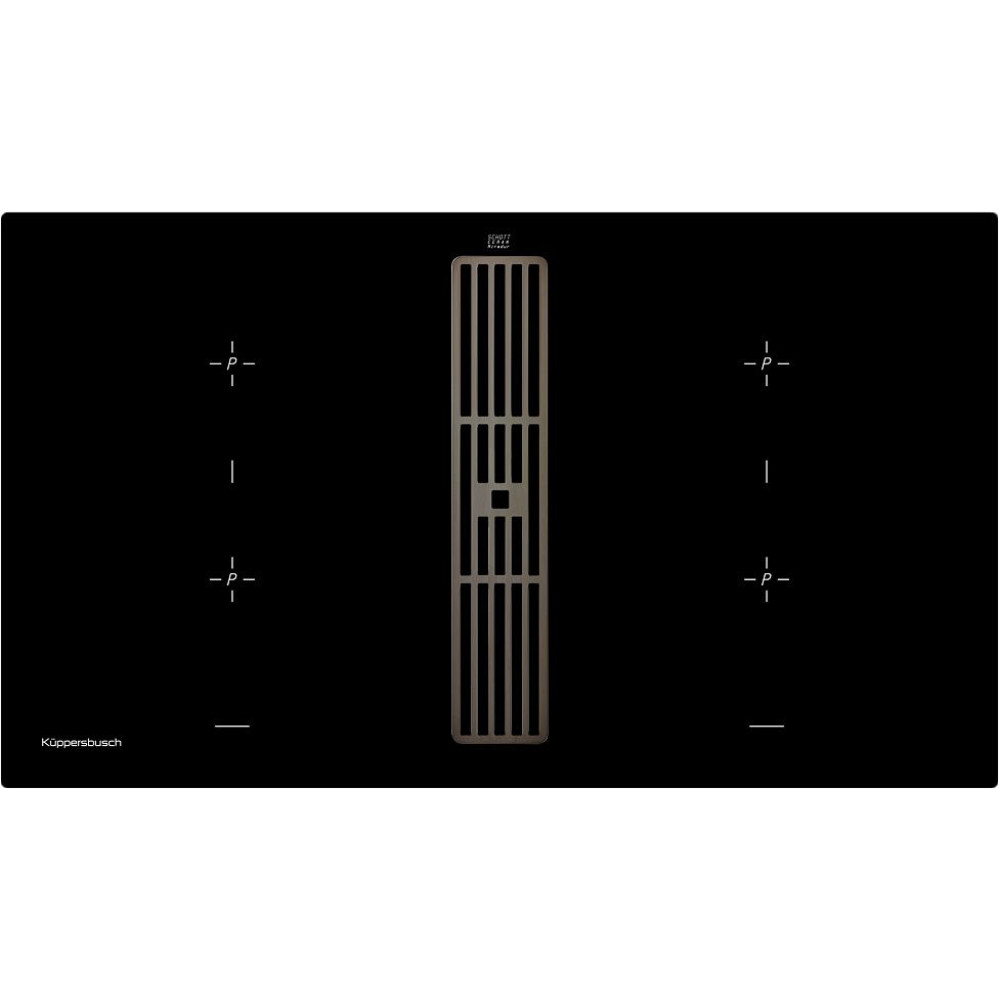 Индукционная стеклокерамич. панель Kuppersbusch KMI 9850.0 SR Black Chrome