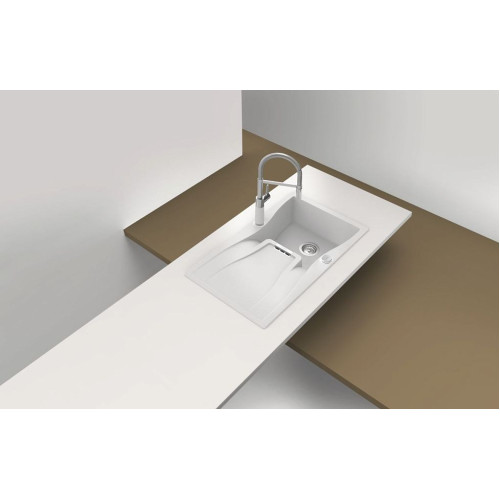 Мойка SCHOCK Waterfall 45D (D-100) Cristadur 860х500 поларис