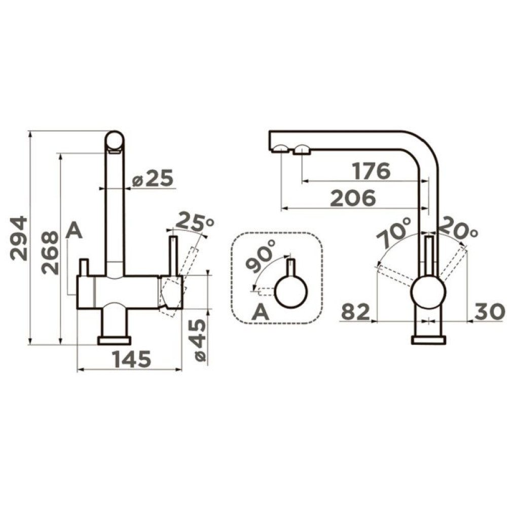 Смеситель Omoikiri Nagano-RG-LG латунь/Royal green/светлое золото
