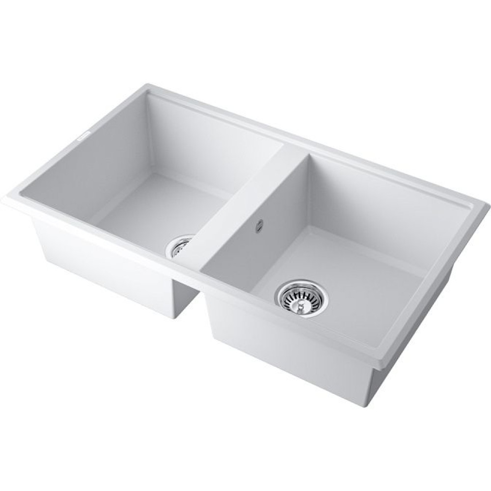 Мойка Omoikiri Tedori 86-2-WH Tetogranit/белый