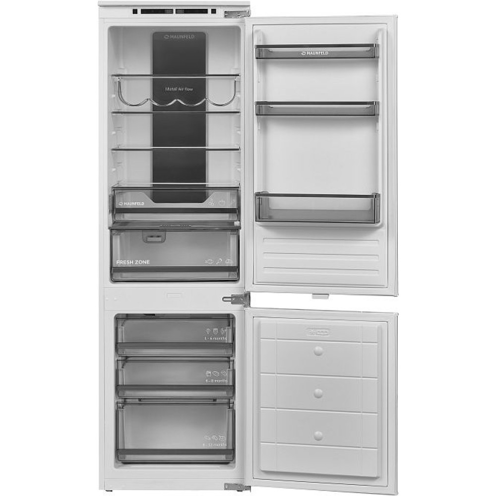 Холодильник MAUNFELD MBF177NFWHGR Inverter