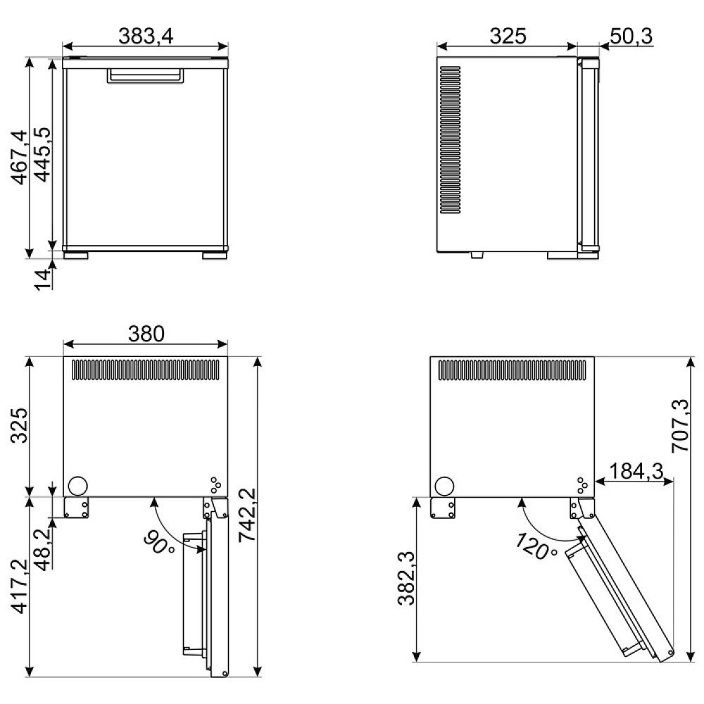 Мини-бар Smeg MTE30