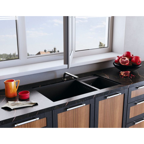 Мойка Omoikiri Tedori 85-2-U-ES Tetogranit/эспрессо