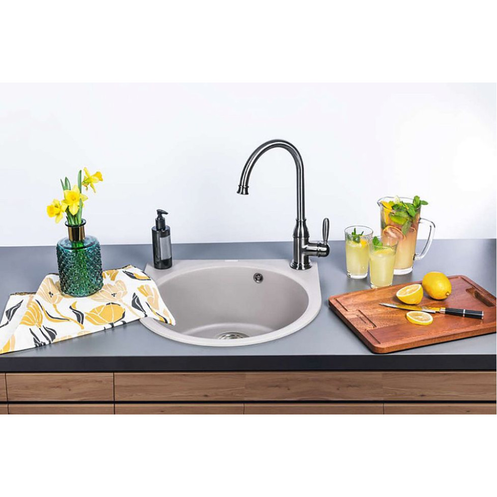 Мойка Akegata 51-BL Artgranit/черный(арт.4993758)