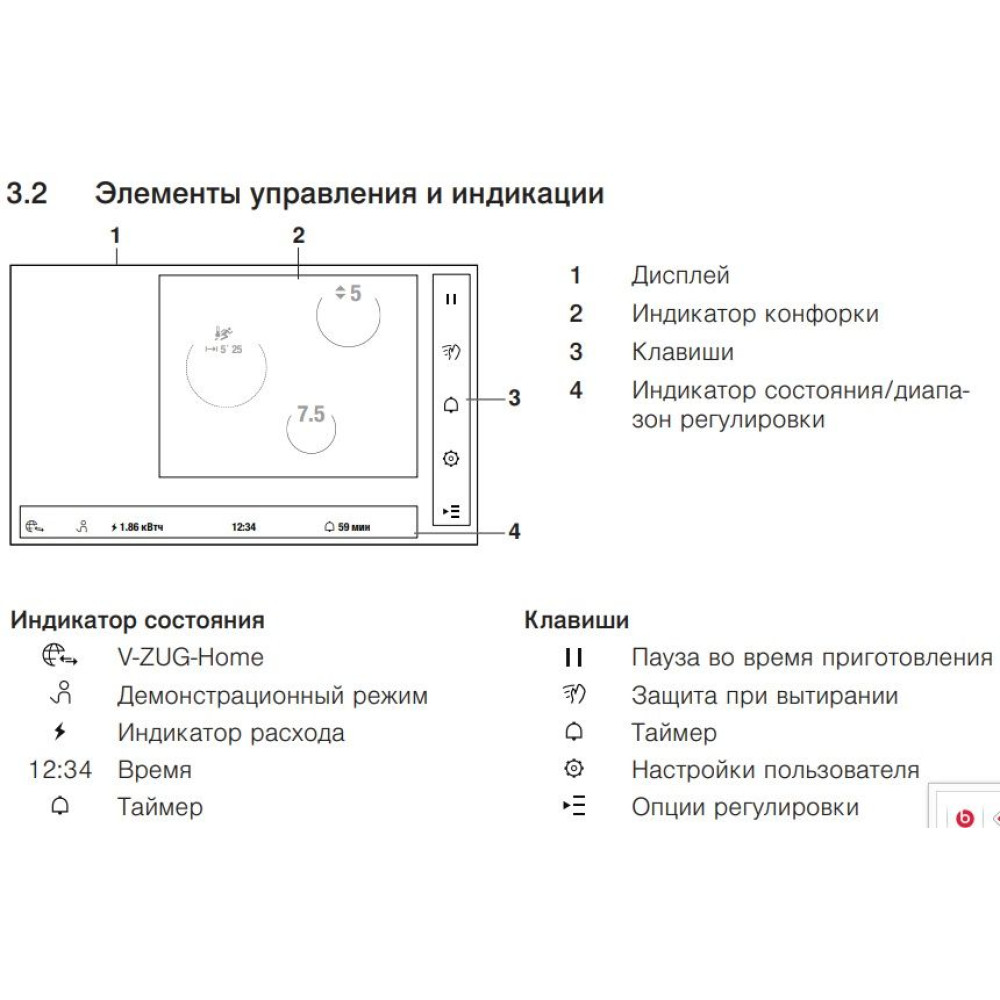 Индукционная варочная панель V-ZUG CookTop V6000 I906 FullFlex CTI6T-31134
