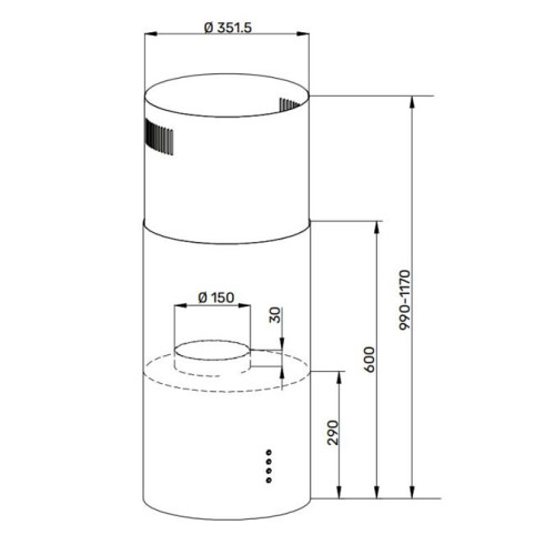 Вытяжка Kuppersberg TUBA 35 B