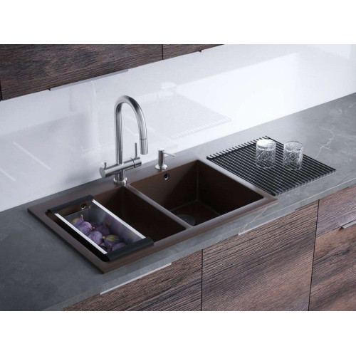 Кухонная мойка OMOIKIRI Bosen 80-2-BL(арт.4993836)