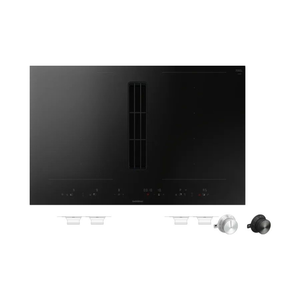 Индукционная стеклокерамич. панель с вытяжкой Gaggenau CV482105